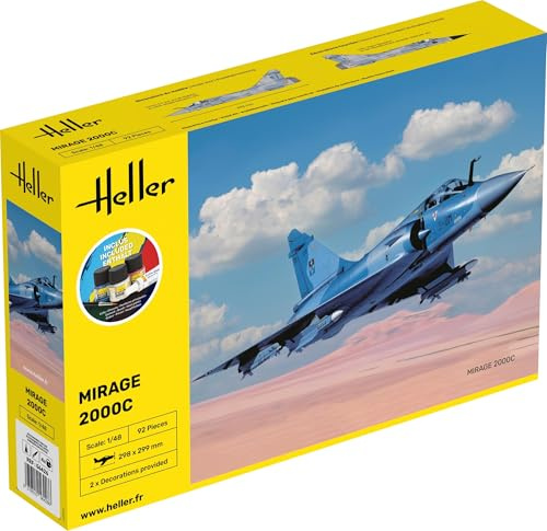 HELLER JOUSTRA Maquette Avion : Starter Kit : Mirage 2000 C