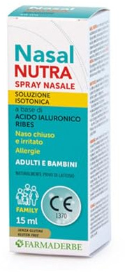 Farmaderbe Nasal Nutra Spray Nasale Dispositivo Medico, 15ml