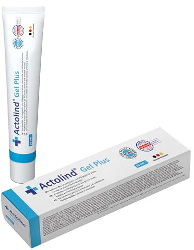 Actolind Gel Plus 50 ml – gel antisettico per ferite, indicato per ustioni, punture di insetti e abrasioni, nonché per ferite acute e cronicamente infette. CE III secondo MPG. Con PHMB.