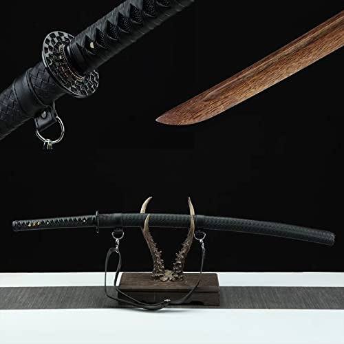 105 cm japansk träningskatana, naturliga rosenträ, samurai-svärd med skida, handgjord bokken för cosplay, samlardisplay, heminredning, presenter, Kendo, praktisk Iaido