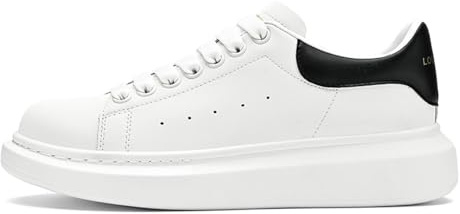 EHRMKJYPZ - Zapatos pequeños blancos para mujer, calzado deportivo pequeño de plataforma con pizarra, zapatos versátiles para pareja, zapatos casuales