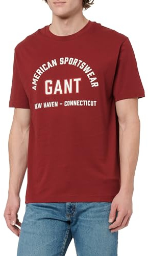 GANT herr Printed Graphic Ss T-shirt T-tröja