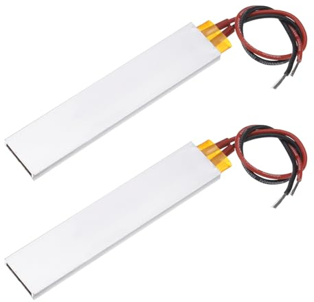 QUARKZMAN 2 värmeelement PTC-värmeplatta AC/DC 110 V | Värmeplatta 18W-400W 230 °C, aluminiumhölje, keramik polyimidfilm, keramisk isolering, termoreglerad