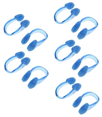 Toddmomy Ergonomisches Schwimm-nasenclip-Set 10-teilig Weicher Nasenschutz Für Den Pool Hautfreundlich Und Reißfest