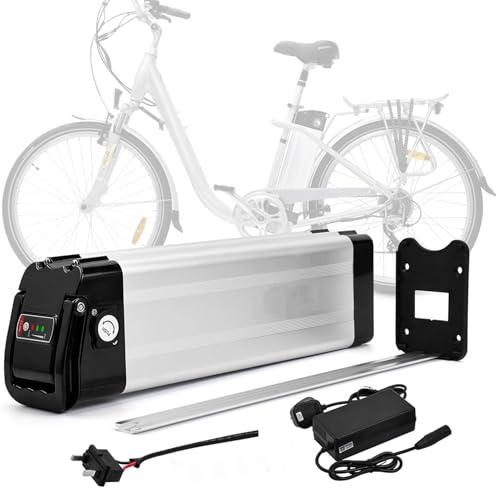 Batterie de vélo électrique 36V 10Ah Batterie Ebike 36V 10AH 5 épingles Haute Puissance avec Chargeur Batteries pour vélo 36V pour 250W 350W 400W 500W 800W 1000W Motor 36V 10AH 2 Pin 1000W