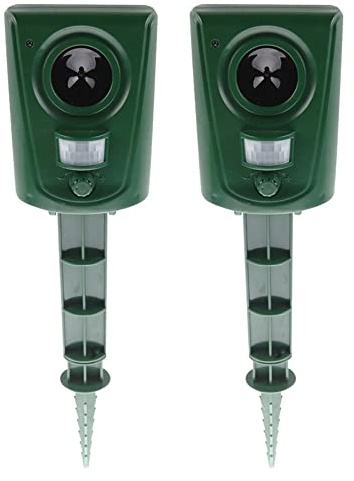 2X Évulsion de Chat à ultrasons, Évulsion de Chat à ultrasons, Évulsion d'animal à ultrasons, pour Les Pigeons, Les Oiseaux, Les Chiens, Les Souris, Les Renards