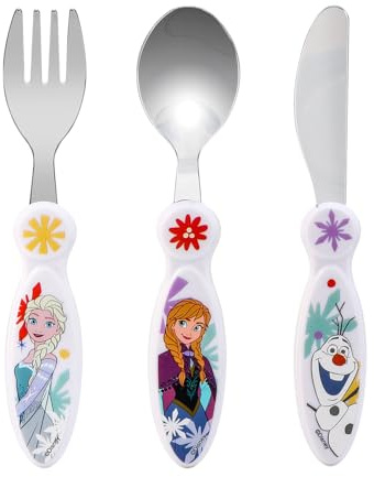 Frozen Children's Kids 3pcs Cutlery Set - Knife/Fork/Spoon