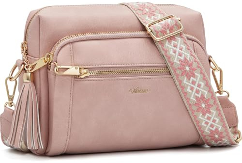 HILAEX Sacs Bandoulière Femme avec Antivol, Sac a Main Femmes Bandoulieres
