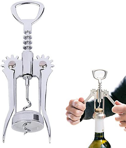 Bottle Opener,Wing Corkscrew for Red Wine Beer