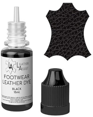 Leather Assist Black Leather Shoe Dye, Leather Boots, Trainers Paint, Italy