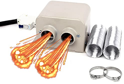 CYDZSW 12V 800W Car Heater Battery Powered,Windshield Window Defroster Defogger,Electric Seat Heater Kit Inside the Car,Portable 12 Volt Heaters for Golf Cart Truck and UTV