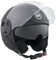 BHR Casco Jet Doppia Visiera 830 FLASH, Casco Scooter Omologato ECE 22.06, Casco Moto Jet Leggero & Confortevole con Visiera Interna Parasole, Nero Opaco, M