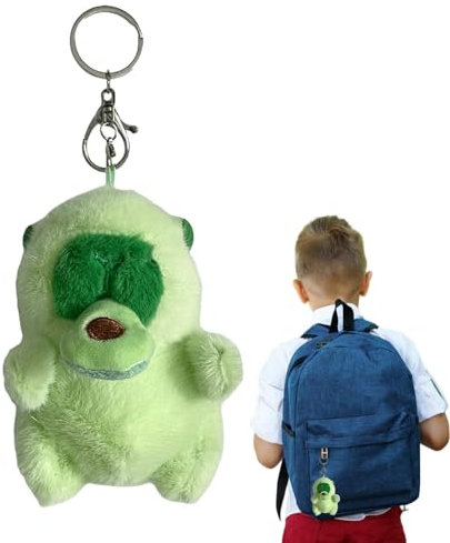 Adorno Capybara de peluche, colgante de felpa Capybara para bolsa,Bolso Llavero Ornamento Capybara Relleno | Función de vibración de decoración de bolsa linda de diseño de cordón para bolsa de horno
