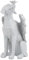 Duronge Hunde Engel Gedenkstatue, Engel Hundefiguren, Gedenken Hunde Statue, Hunde Gedenkstein mit Flügeln, Garten Deko Polyresin-Engelfiguren Statue, Hunde Engel Gedenkstätte für Garten Grabsteine