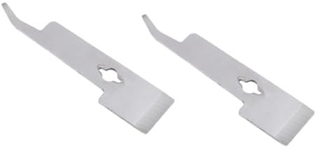 POPETPOP 2St Schaber imkereibedarf imkerbedarf Bee hive scraper imkerzubehör neugierig sein Hive Tool J-Haken werkzeug Bienenstockrahmenheber Zubehör für die Imkerei Rostfreier Stahl Silver