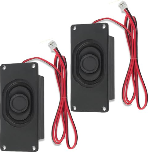 GERUI 2 Stück DFplayer Mini 3 Watt 8 Ohm tragbarer Mini-Lautsprecher mit JST-PH2.0 mm Pin Schnittstelle für Arduino Motherboard-elektronische DIY Projekte und LCD TV Monitore