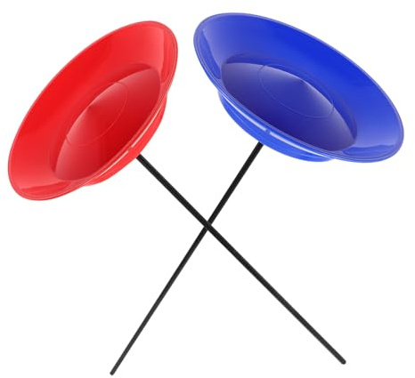 HEALSOPTHY 2 Sätze Jonglierteller und Stäbe für Erwachsene Langlebiges Zirkusspielzeug Farbige Balance Jonglier Performance Einfach zu Lernen für Gruppen und Anfänger