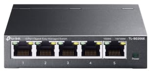 TP-Link TL-SG205E, 5 Port Gigabit Easy Managed Switch
