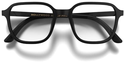 LONDON MOLE® Hollywood Lunettes de lecture fines et légères | Cadre carré élégant | Style minimaliste contemporain | Hommes et femmes