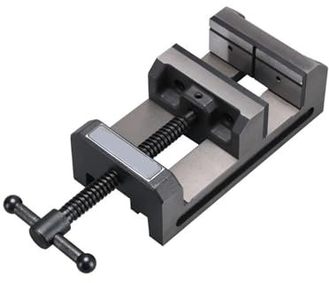 ZEEGII Tornillo de Banco de precisión Tornillo de Banco for máquina con ángulo Fijo de Alta precisión de 4 Pulgadas, Tornillo de Banco for fresadora