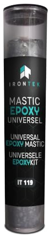 Mastic Époxy Universel 57g - IRONTEK | IT119 | Tous Matériaux | Bi-Composant 150°C | Séchage 10 Min | Auto Moto Pro