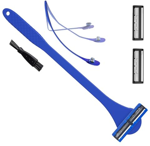 Men's 2 In 1 Shaving And Back Hair Removal Shaver Three Layer And Stylish Back Scrubber Grooming For Men