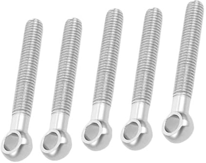 Lot de 5 boulons à œil pivotants à épaulement en acier inoxydable, M8 x 70 mm à M8 x 150 mm, for vannes à guillotine(M8x70mm)