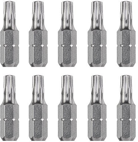 kwb 10er Torx 25 Industrial Steel Bit-Set, 25 mm Bits, 1/4'' Außensechskant, universal Bits