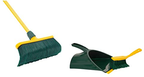 Novaliv Balai à Griffes Brosse en Plastique avec Manche télescopique 30 cm 30 cm Gelb/grün