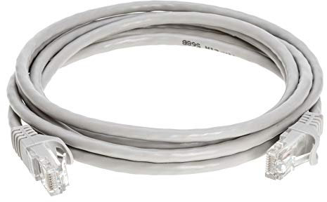 Cables Direct Online Cat6 0.5M Network Ethernet Patch Cable, 550Mhz Internet Wire, Compatible with PC, Laptop, Modem, Router, TVs, Printer Cord, Consoles for Home and Office, Gray