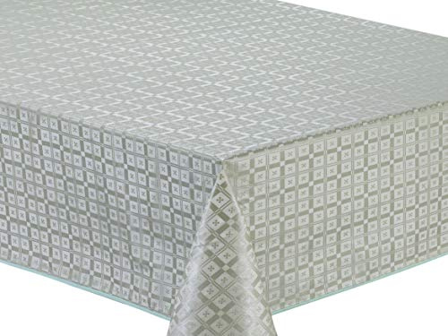 Home Direct Tovaglia in Tela Cerata plastificata Rettangolare 140 x 180cm Verde Salvia
