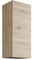Mama Store Atena Hängeschrank für Einzelbett, wendbar, mit Push-and-Pull-Öffnungssystem, laminiert, natürliche Eiche, L. 30 x B. 22 x H. 71 cm