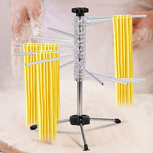 Estante de secado para pasta, compacto para fácil almacenamiento, soporte seguro, soporte para secadora de fideos