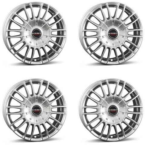 4x Borbet rims alloy rims CW3 9x20 ET45 5x120 sterling silver compatible with Land Rover Discovery Sport Range Rover