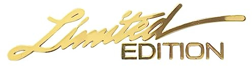 Etiqueta engomada del Cuerpo del Coche edición Limitada - 2 Pegatinas de Metal para Coche, de la Motocicleta | Etiqueta engomada metálica del Emblema del Logotipo de edición Limitada