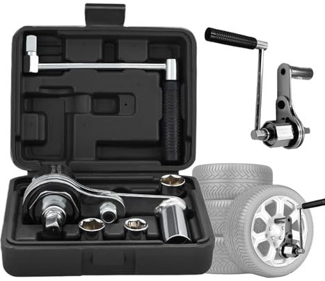 Clé multiplicatrice de couple - Adaptateurs 1,27 cm de haute précision | Extracteur d'écrous de roue | Kit de changement de pneu pour les types de réparation de véhicules d'entretien des roues