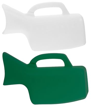 SWETRACE Urinario Femenino Portátil de 1000ml para Viaje Capacidad Grande y Diseño Que No Filtra, Adecuado para Camping y Trekking, Pack de 2 Unidades de Plástico Pp