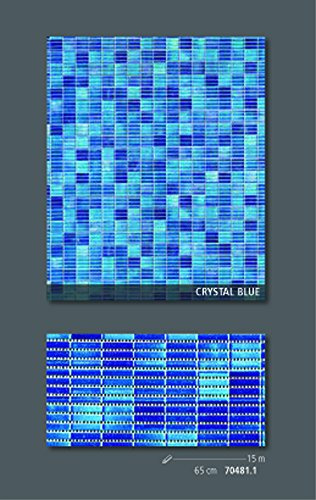 Friedola Bodenbelag Sympa Nova Premium Weichschaum Badematte Matte Crystal Blue 65 breit Meterware
