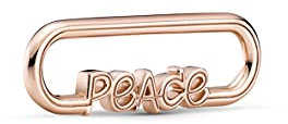 Pandora, Women’s Rose Gold Not a gem Me Charm, Rose Gold, 8,9mm - 789698C00