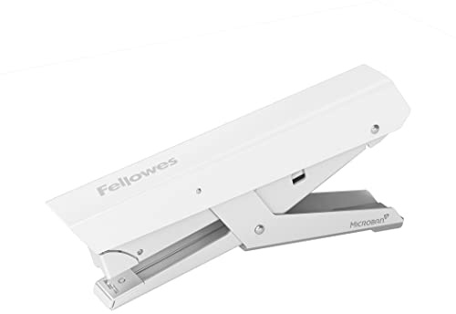 Fellowes LX890 Handheld Plier Stapler, Office and Desktop, 40 Sheet Capacity, White