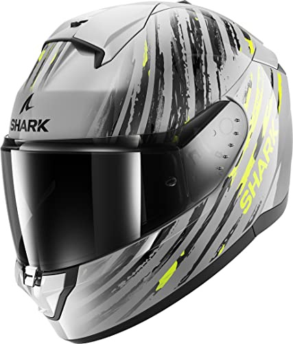 SHARK, Integraler Motorradhelm RIDILL 2 ASSYA Grey/Yellow SAY, XL