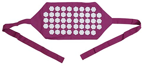 Acupressure Belt,Relaxing Stress Relief Cotton Fabric ABS Flower Shaped Acupressure Massage Mat for Home, Acupressure Strap Wrap
