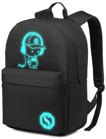 Kono School Bag for Boys and Girls Lightweight Backpack Large Rucksack