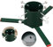 Starbover Weihnachtsbaumständer für lebende Bäume, Christbaumständer Metall für Stämme von von 6-18cm, Tannenbaumständer Weihnachtsbaumhalter Stand für bis zu 10FT lebenden&künstlichen Bäumen, Grün