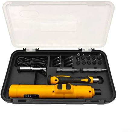 Destornillador eléctrico magnético recargable a través de USB para reparaciones domésticas, incluyendo pintura, fijación de muebles y tareas de instalación eléctrica (B)