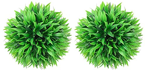 Genérico Bolas de boj Artificial 2 Unidades 30 cm,Casa y jardín,Decoración,Flora Artificial,315473