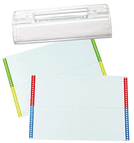 Grafoplás 16500. 10 Visorer Cutting + 10 pappersremsor för hängande mappar, Multifärg, 30