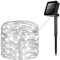 LiyuanQ Solar String Lights Outdoor, Upgraded 1 Pack 120 LED Solar Fairy Lights 39ft 8 Modes Waterproof Outdoor Garden Light Copper Wire Lighting for Wedding Patio Yard (Cool White)