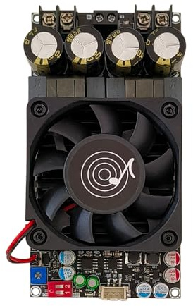 Audio Verstärker Modul, ZK-3002 300W+300W 600W Stereo/Mono Pure Rear Digital Power Amplifier Board, TPA3255 300W*2 26-36dB Audioverstärker mit Einstellbarer Verstärkung