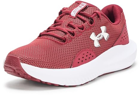 Under Armour Men's Charged Surge 4 Sneaker, (625) Cardinal/Cardinal/White, 13